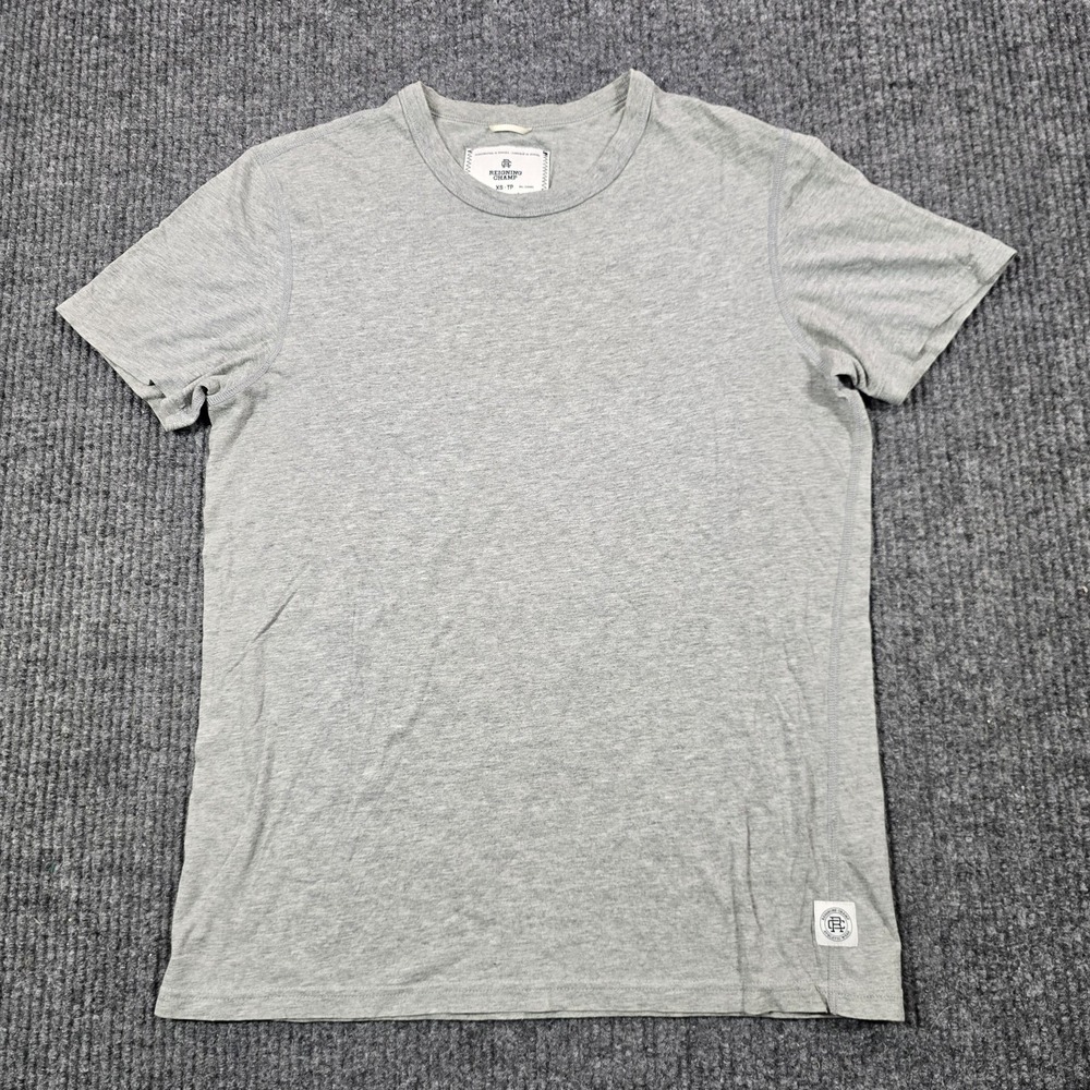 Reigning Champ Shirt Mens XS‎ Gray Handcrafted Canada Athletic Crewneck Tee